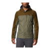 Columbia - Giacca Pouring Adventure II Herre Regnjakke XS Grøn / Brun