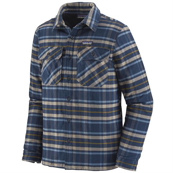 Patagonia Mens Insulated Fjord Flannel Jacket, Independence