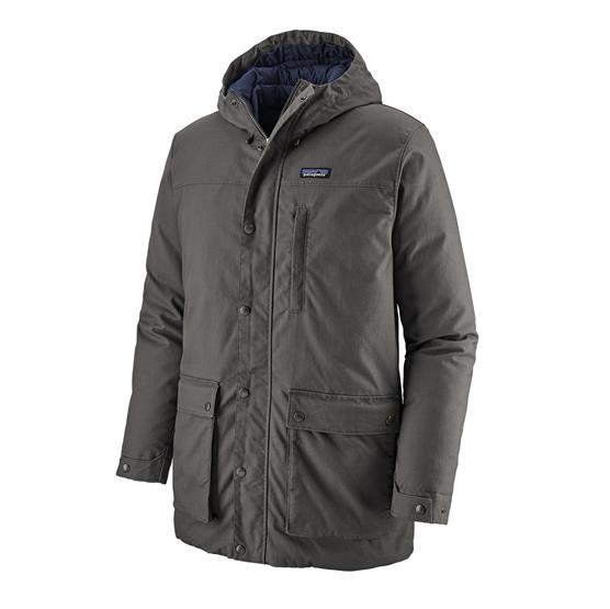 Patagonia Mens Maple Grove Down Parka, Forge Grey