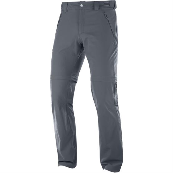 Salomon Wayfarer Straight Zip Pant Mens, Grey