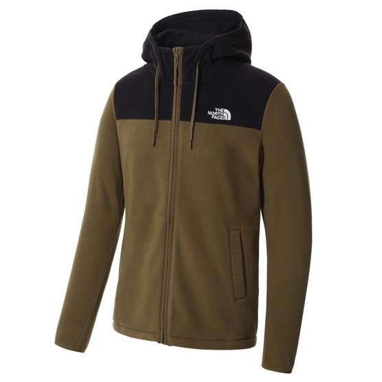 The North Face Mens Homesafe Full Zip Fleece Hoodie, Olive