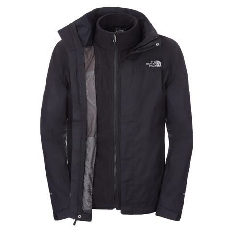 The North Face Mens New Evolve II Triclimate Jacket, Black