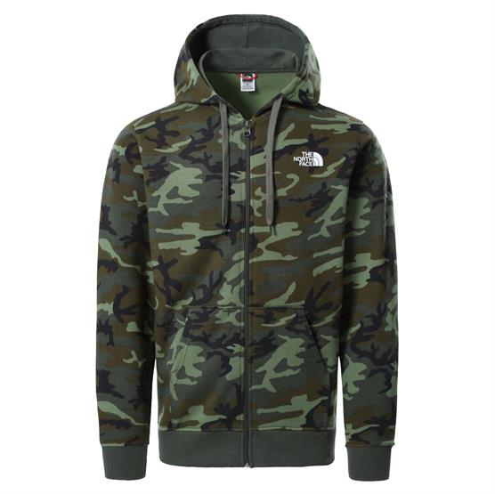 The North Face Mens Open Gate Fullzip Hoodie, Thyme Brushwood