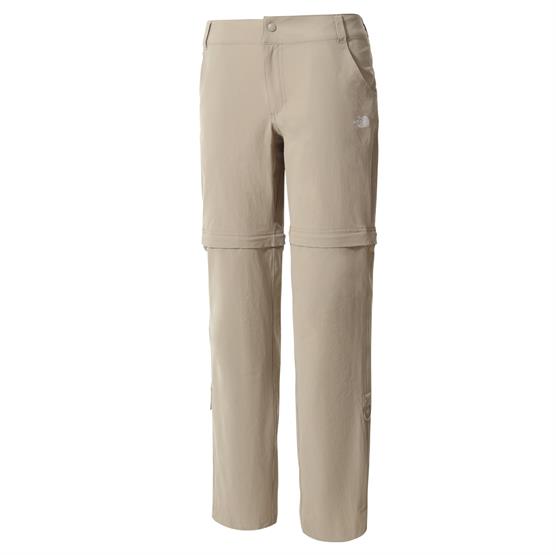 The North Face Womens Exploration Convertible Pant, Flax