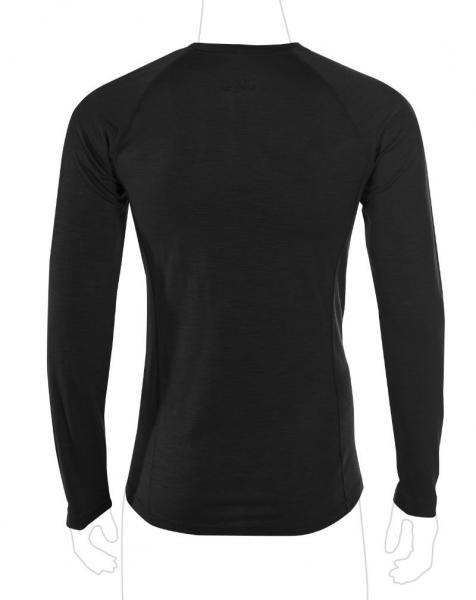 UF PRO - Langærmet Merino Shirt XS Sort