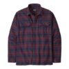 Patagonia Mens L/S Organic Cotton MW Fjord FlannelShirt, Connected / Sequoia