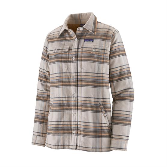 Patagonia Womens Insulated Fjord Flannel Jacket, Cabin Time
