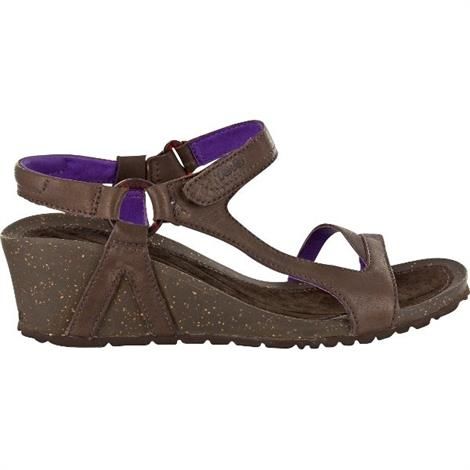 Teva Cabrillo Universal WedgeLeather Dame, Chocolate Brown