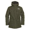 The North Face Mens Bedford Down Parka, Fig Green