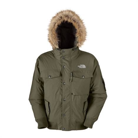 The North Face Mens Gotham Jacket, Fig Green