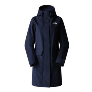 The North Face Womens City Breeze Rain Parka II, Summit Navy