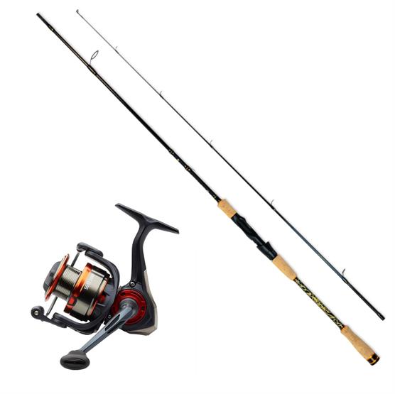 Fiskesæt - Daiwa Samurai og Savage Gear SG2 med fletline