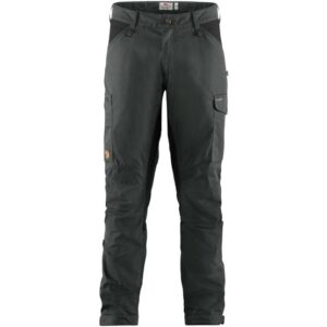 Fjällräven Kaipak Trousers Mens, Dark Grey / Black