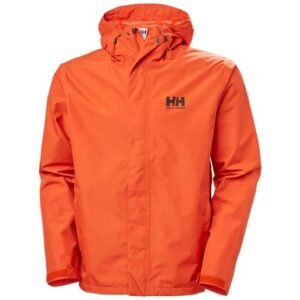 Helly Hansen Mens Seven J Jacket, Patrol Orange / Black
