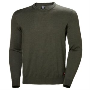 Helly Hansen Mens Skagen Merino Sweater, Forest Night
