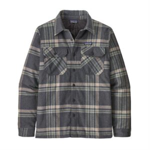 Patagonia Mens Ins. Cotton MW Fjord Flannel Shirt, Growlers / Ink