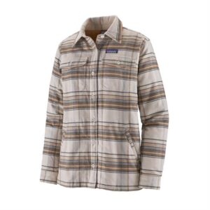 Patagonia Womens Insulated Fjord Flannel Jacket, Cabin Time
