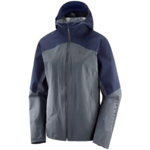 Salomon Outline Jacket Womens, Grey / Blue