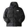 The North Face Printed Boys North Down Hooded Jacket, Black