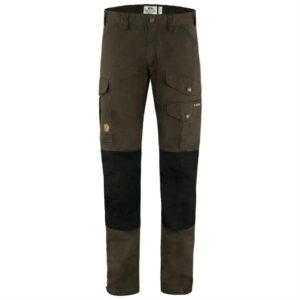 Fjällräven Vidda Pro Trousers Mens, Dark Olive / Black