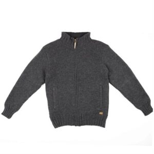 Fuza Wool Mens Classic Jacket, Coal